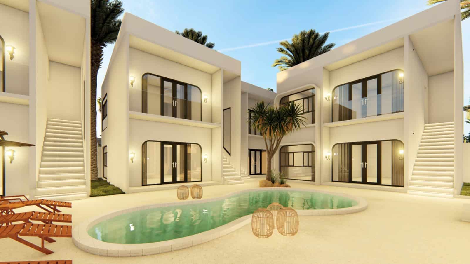 STYLISH 1 BEDROOM APARTMENT CLOSE TO PADANG-PADANG BEACH FOR SALE LEASEHOLD IN ULUWATU BE-1004 